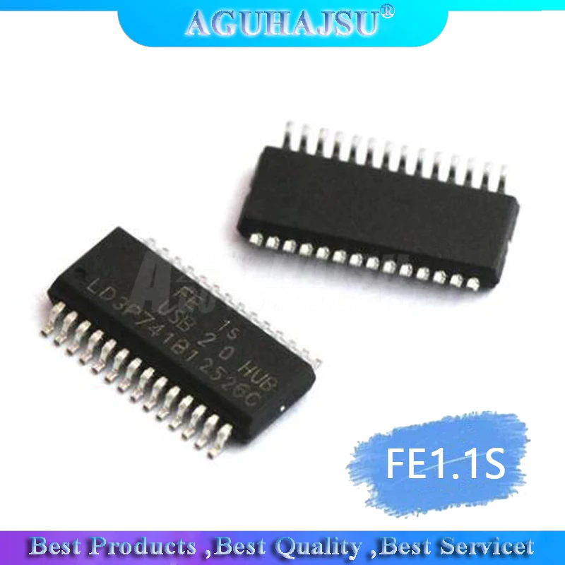 5 шт. FE1.1S SSOP 28 USB 2 0 концентратор SSOP28 FE11S FE1.1 molewei SMD новый и оригинальный|fe1.1s|hub |