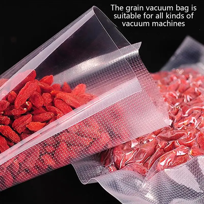 

100 PCS Vacuum Sealer Storage Bags Food Vacuum Saver Sealer Bags Vacuum Sealing Machine Packaging Seal Bags for Food