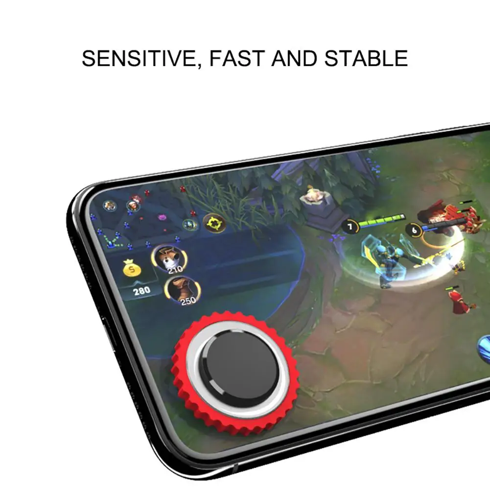 Q10 Mobile Games Joystick Round Game Screen Sucker Controller for Android iOS Computer For PUBG With | Электроника