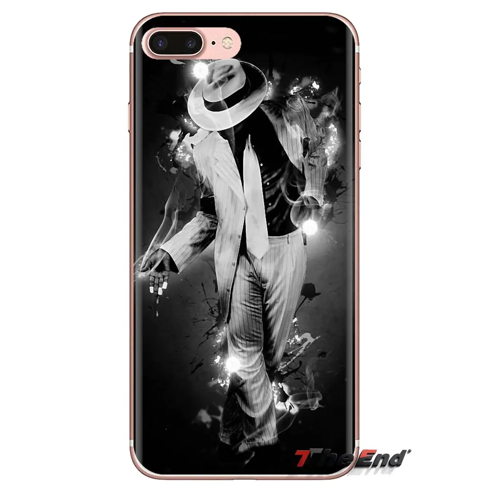 Легенда Майкл Джексон MJ King для samsung Galaxy S2 S3 S4 S5 мини S6 S7 край S8 S9 Plus Note 2 3 4 5 8 Coque Fundas