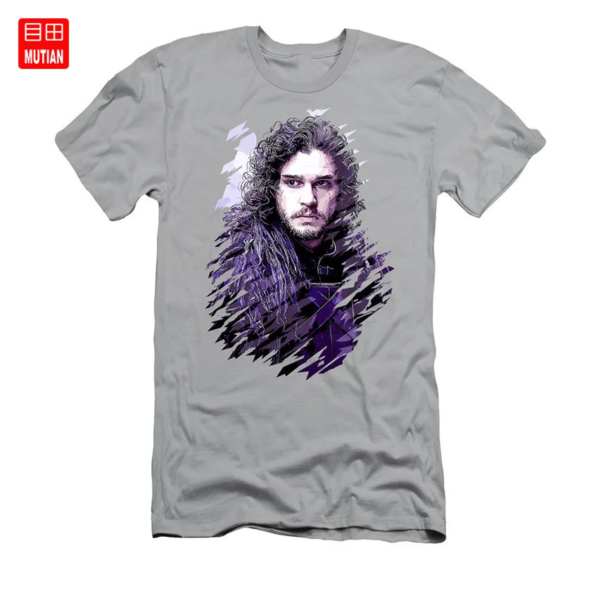 Игра престолов Джон Сноу Футболка получил daenerys targaryen emilia clarke Jon Snow kit harington king Of the