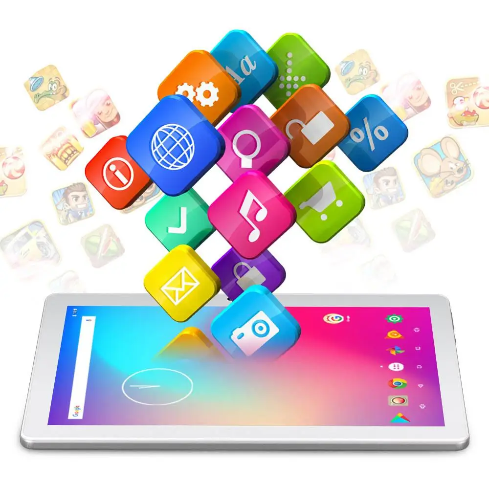 10 дюймовый планшет Dragon Touch K10 Android 2 Гб ОЗУ 16 ПЗУ четырёхъядерный 8 1 IPS HD дисплей Micro