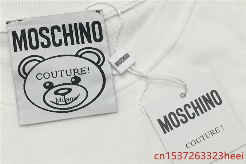 

2021 Moschino woman High Quality New Original Brand Hoodies Men Fashion Mans Sweatshirts 100% Cotton Men's Hoodie