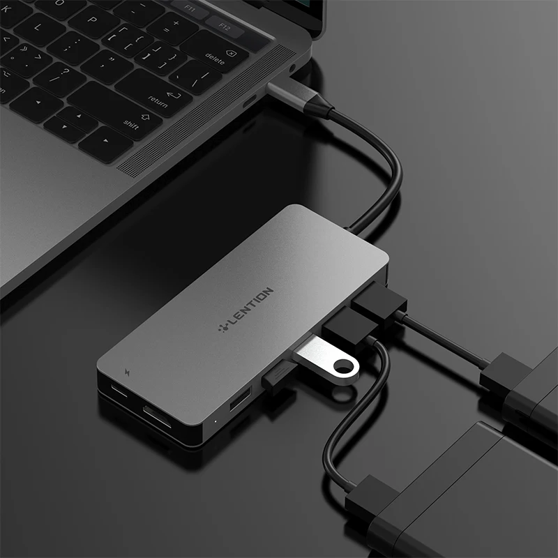 Lention usb-хаб для мульти USB 3,0 HDMI адаптер док-станция для MacBook Pro 13,3 аксессуары USB-C type C 3,1 сплиттер 11 портов USB C концентратор