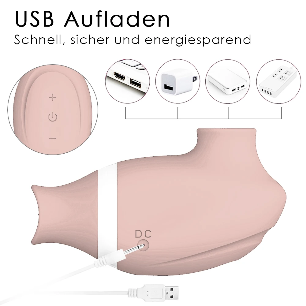 Вибратор на присоске для сосков массажный оральный клитор язык секс-Вибраторы