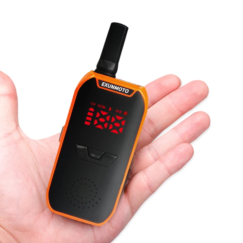 (2 PCS)OND-V7 MINI Walkie talkie VOX voice control UHF 400-470MHz function walkie radio Transceiver with Earpiece | Мобильные