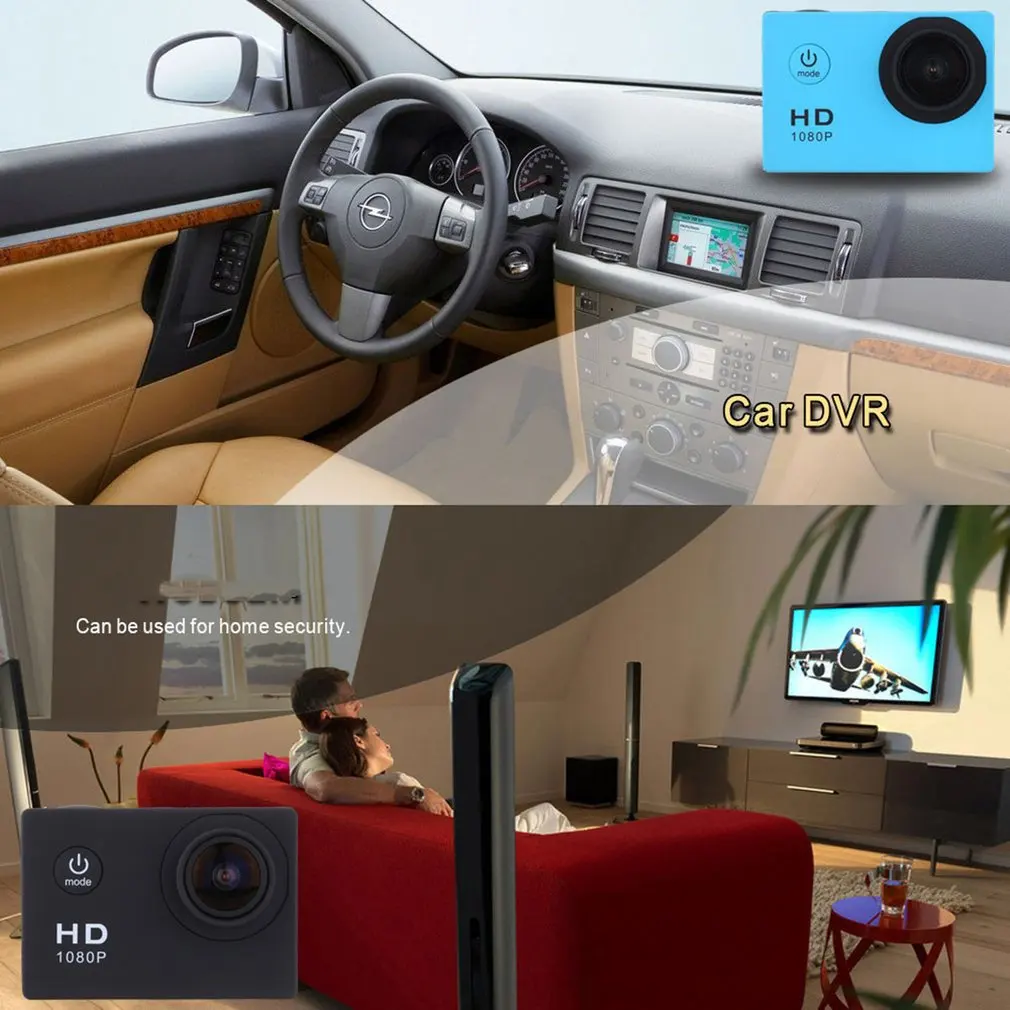 A7 Full HD 1080P 90 градусов угол открытый подводный водонепроницаемый шлем Камера