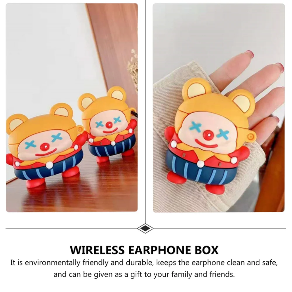 

1PC Wireless Earphone Cover Wireless Headset Case Compatible for AirPods1/2