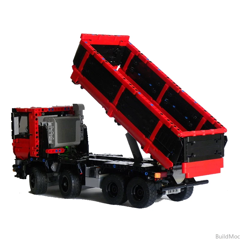 

BuildMOC City Police NextGen SCANIA Truck Truck Building Blocks Sets Ship Vehicle Technicle Educational Bricks Playmobil Toys