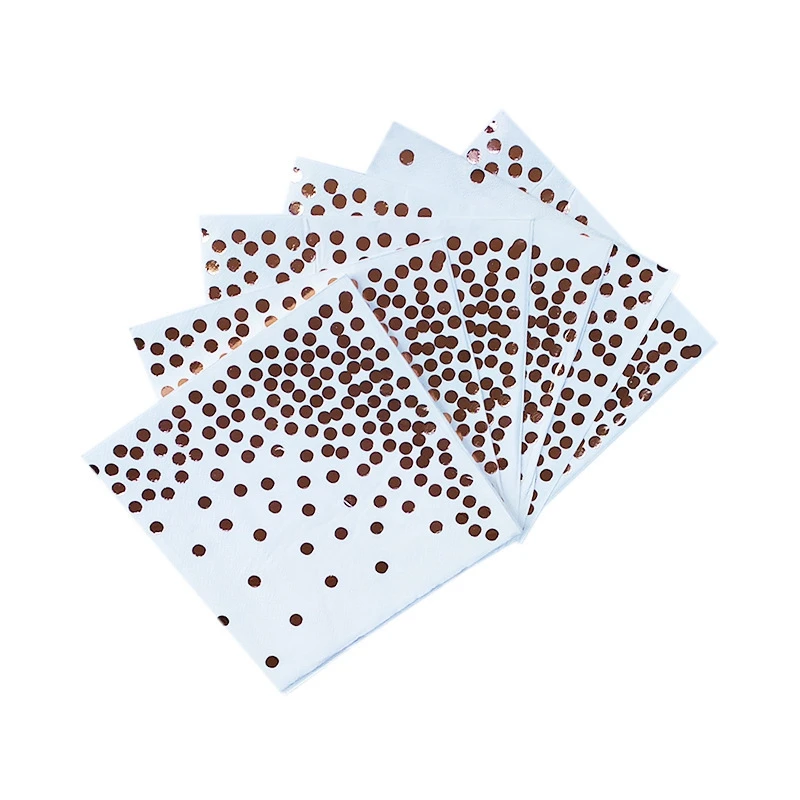 

150Pcs Rose Gold Party Supplies Party Tableware Foil Paper Plates Napkins Cups Straws for Wedding, Anniversary, Birthday