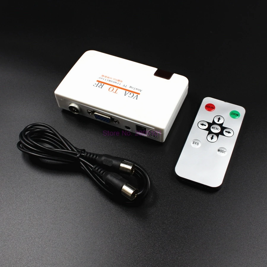 

dhl or fedex 20pcs VGA to RF VGA RF Converter Computer to wired interface VGA signal extender Computer to wired