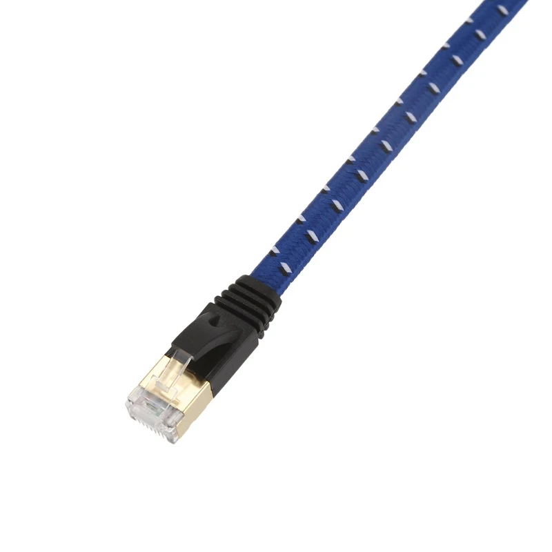 50 см Плетеный CAT 7 10 гигабитный Ethernet кабель модем маршрутизатор патч RJ45 LAN сеть