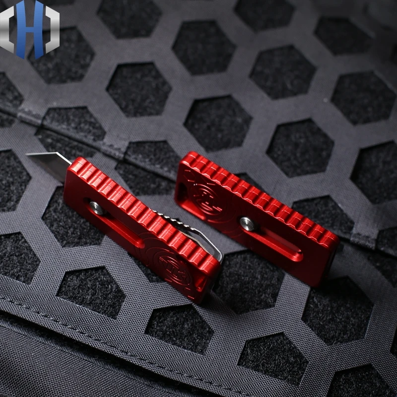 Two Step Paper Cutter Outdoor Field Survival Tool Knife Cut Open Express EDC Pocket Knife