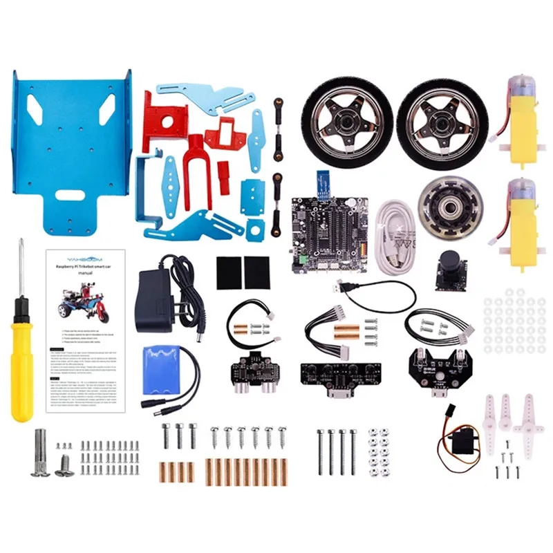 Умный робот-трехколесный велосипед с Wi-Fi камерой для Raspberry Pi 4B/3B + | Игрушки и хобби