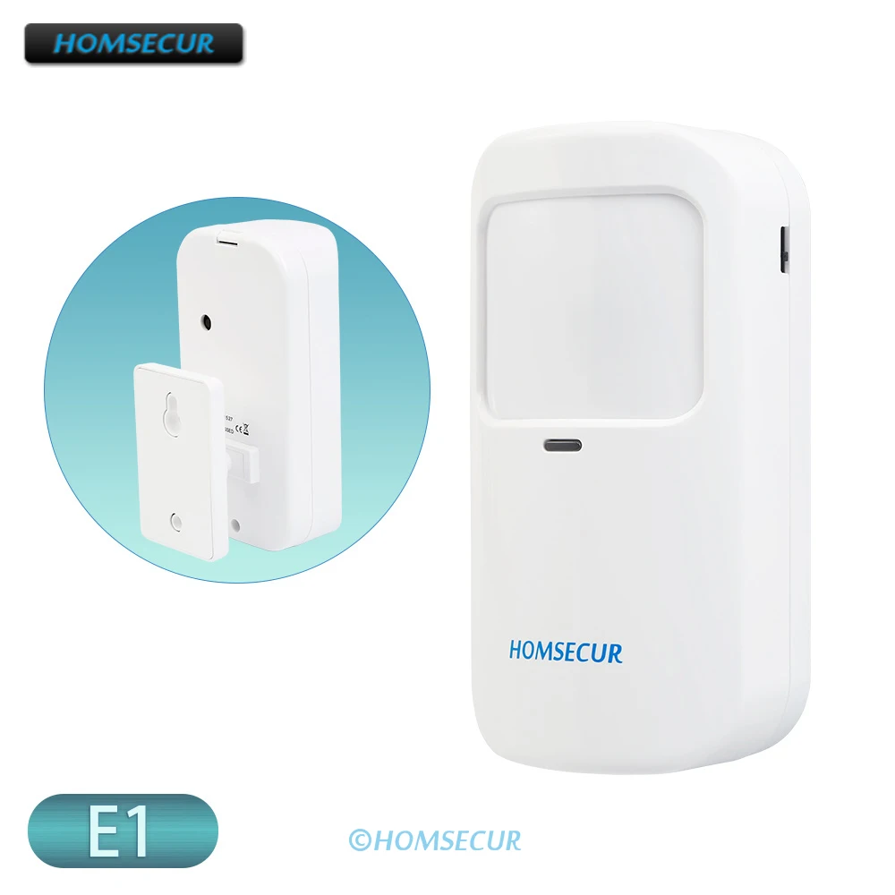 

HOMSECUR E1 Wireless Pet-Immune (within 15KG) PIR Detector For 433MHz Home Burglar Alarm System