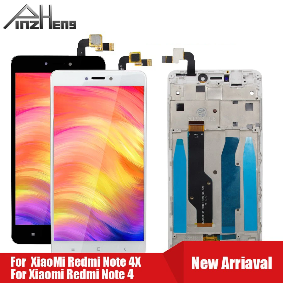 ЖК экран для телефона PINZHENG AAAA Xiaomi Redmi Note 4 4X дисплей Snapdragon 625 MTK Helio X20 сменный