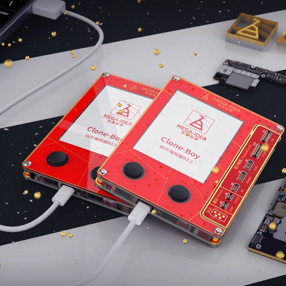 ЖК-экран Mega-Idea Clone-Boy 2 0 с вибрацией True Tone для iPhone 7/7P/8/8P/X/XS Max/XR/11 Pro Max EEPROM