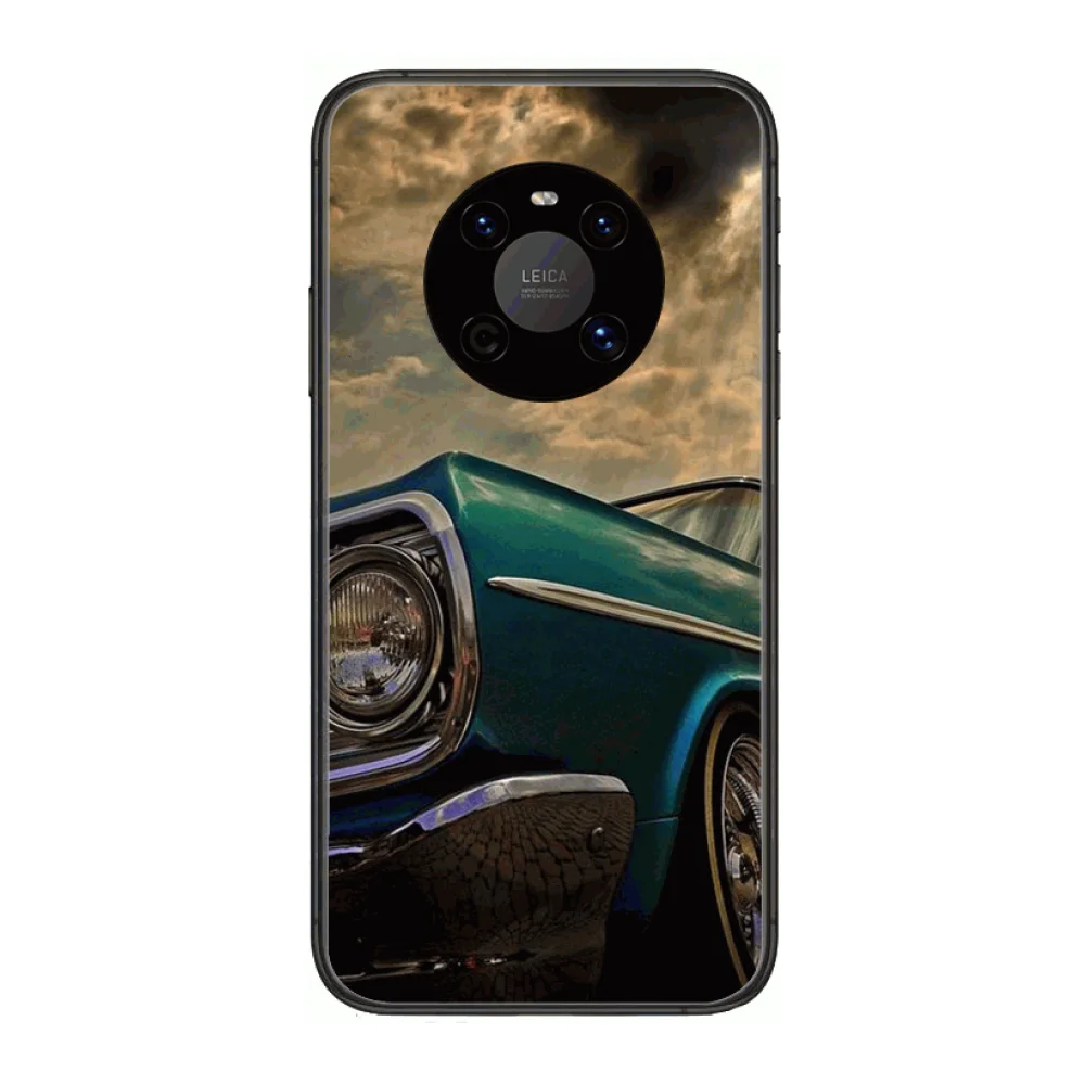 

Cool Sports car custom made Phone Case For Huawei mate 30 10 20 40 Lite Smart Z Pro Black Etui 3D Coque Painting Hoesjes case