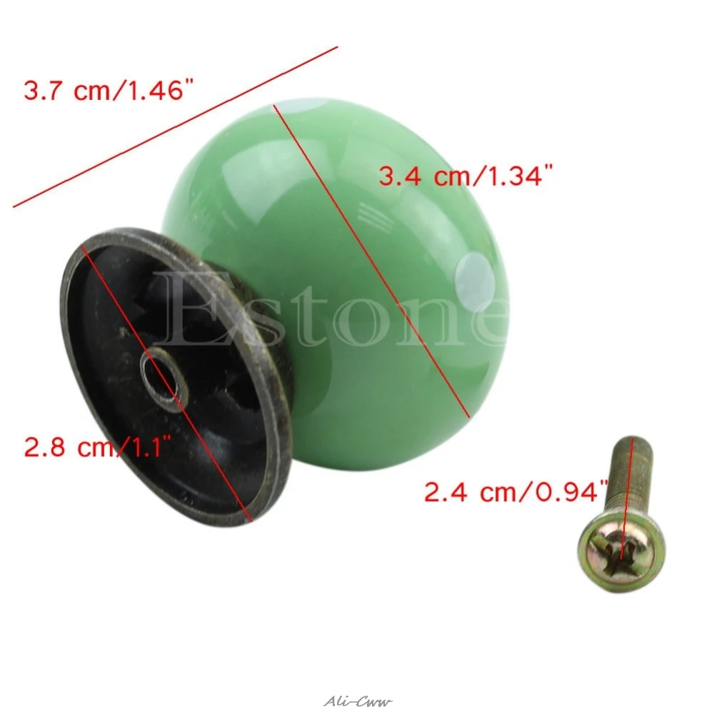 2018 винтажная Ретро круглая зеркальная дверь шкафа Ручка для декора