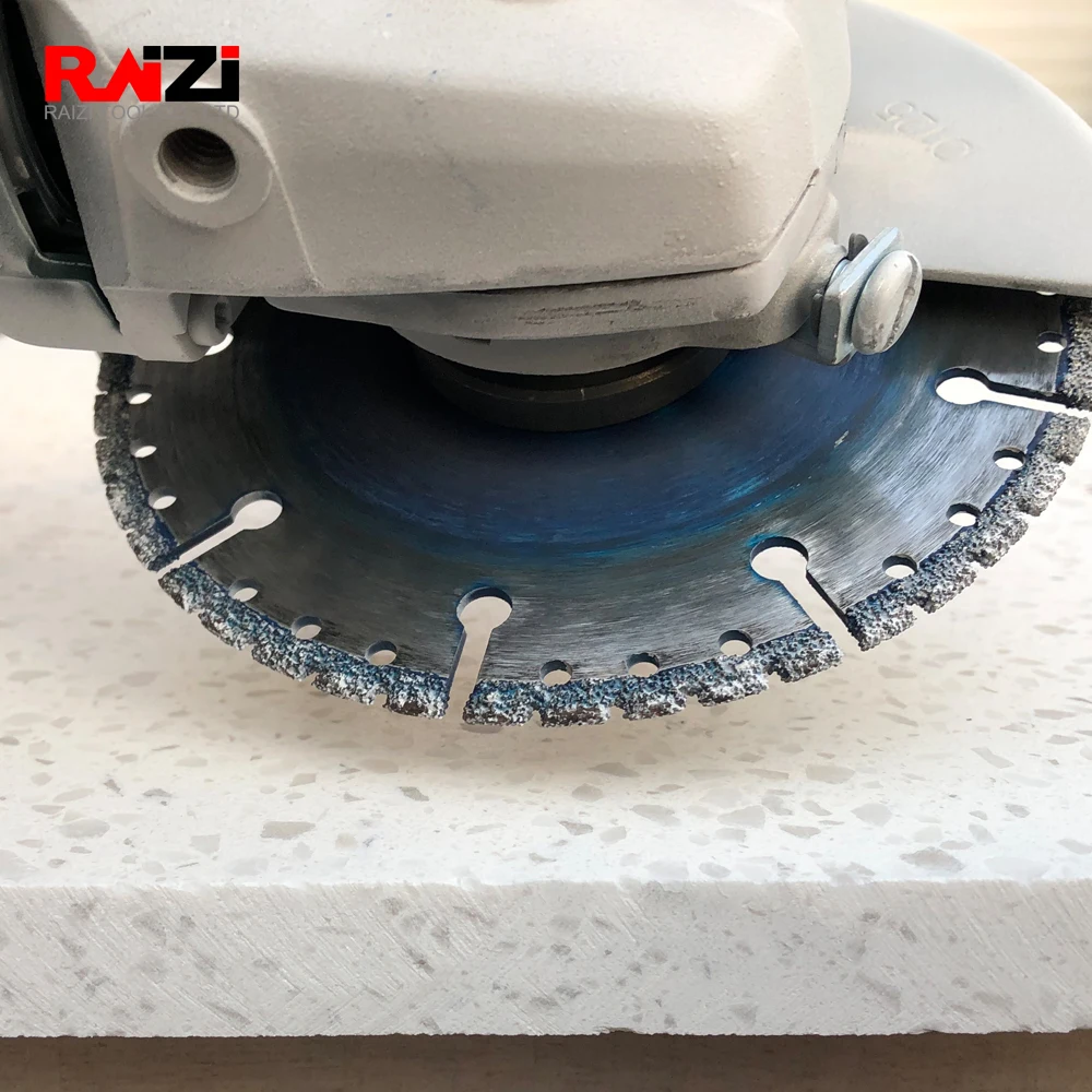 Raizi 4,5-9 дюймов вакуумной пайки режущее лезвие многоцелевой для пожарных спасательных команд полиции Алмазная Пила Лезвия диск