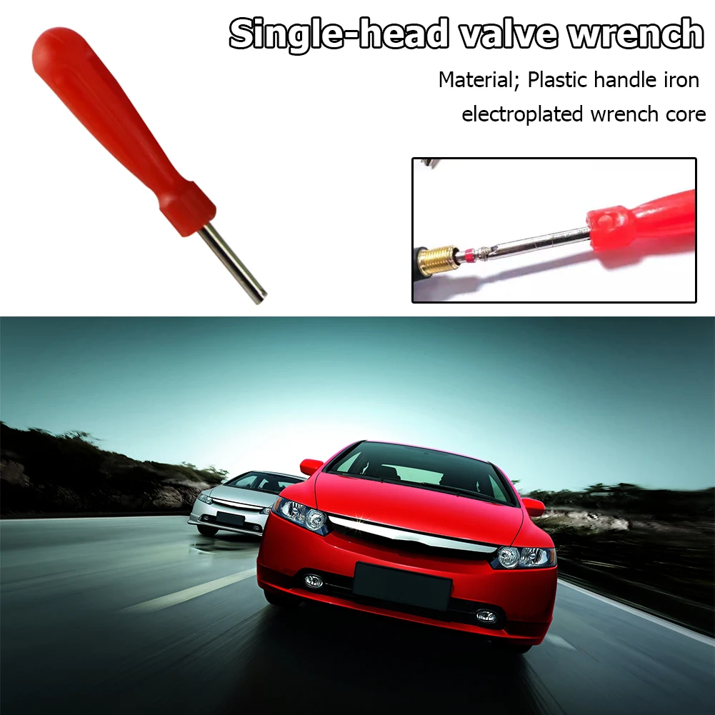 

Ключ для снятия сердечника клапана, ручной инструмент с пластиковой ручкой и железным покрытием для ремонта шин, автомобилей, велосипедов, ...