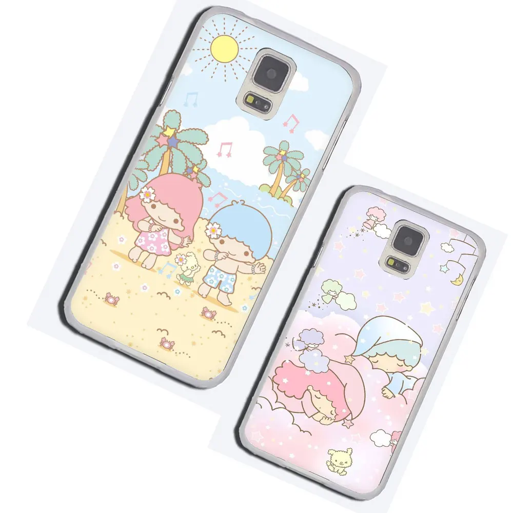 EWAU с рисунками из мультфильма «My Melody» маленький Две звезды жесткий чехол для телефона с рисунком в виде обложка чехол для Samsung Galaxy S6 7 Edge S8 9 10 Plus, Note 8, 9, 10, M10 20 30 40