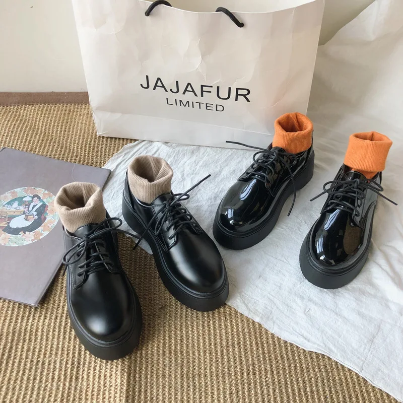 Женская повседневная обувь на плоской подошве Fujin весенне-осенняя дышащая