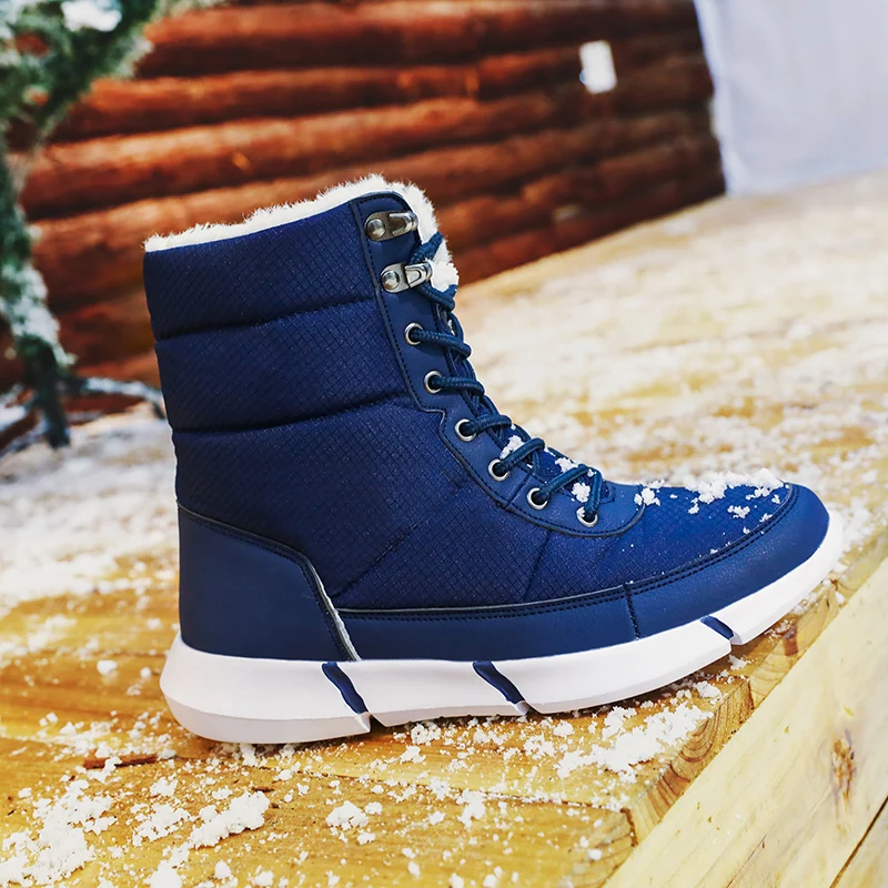 Новые женские и мужские уличные ботинки с мехом для прогулок профессиональные