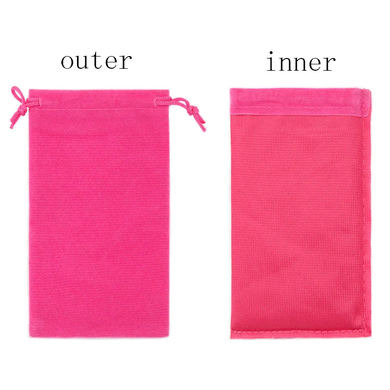 Бархатные подарочные пакеты на шнурке из органзы 50 шт./лот 5x7 см 7x9 10x12 | Украшения и