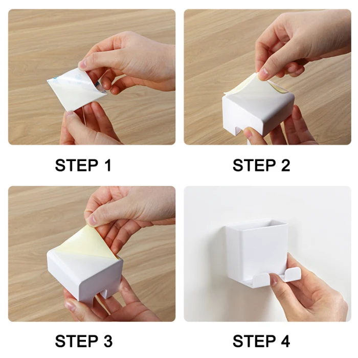 Lovely Remote Control Holder Organiser Storage Caddy Smart TV Holder Home Wall Mount XH8Z