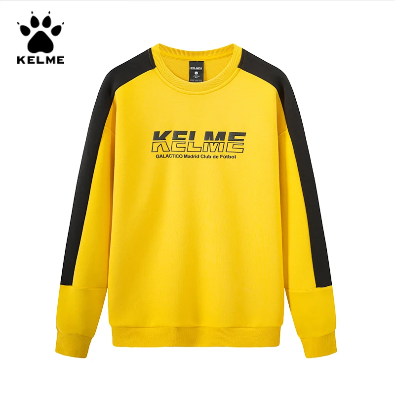 KELME мужская толстовка с круглым вырезом мужские полосатые толстовки Японская