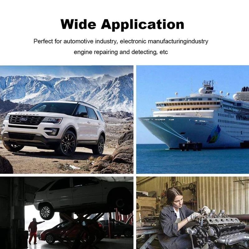 

5 Pieces Telescoping Magnetic Pick-Up Tool,Including 10 Lb/ 8 Lb/ 5 Lb Pick-Up Rod and Round/Square Inspection Mirror Set,Telesc