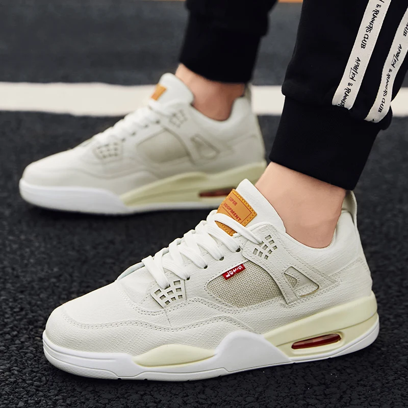 Мужская баскетбольная обувь с низким верхом спортивная воздушной подушкой