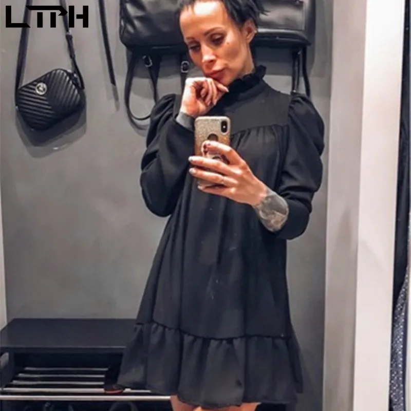 LTPH специальное предложение свободное элегантное женское платье с пышными