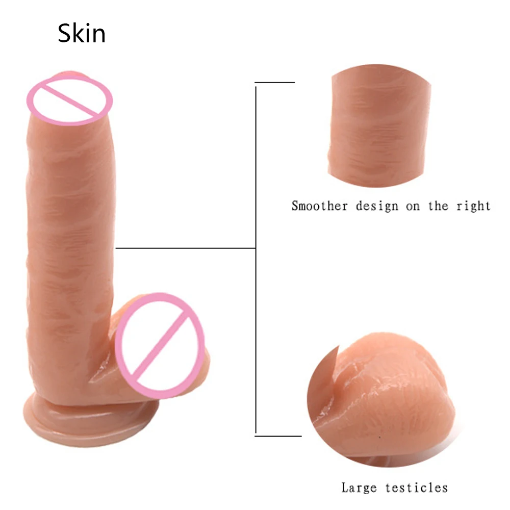 Реалистичный имитатор пениса LUUK дилдо большой имитация для фало мастурбация