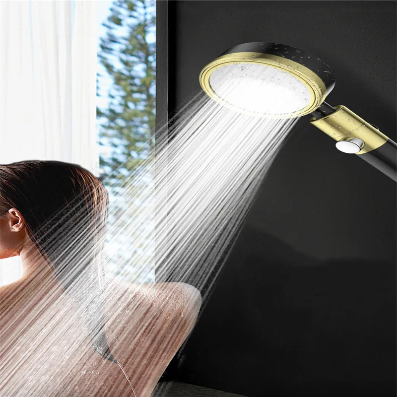 Supercharged shower head set super pressure bath heater water faucet through home | Обустройство дома