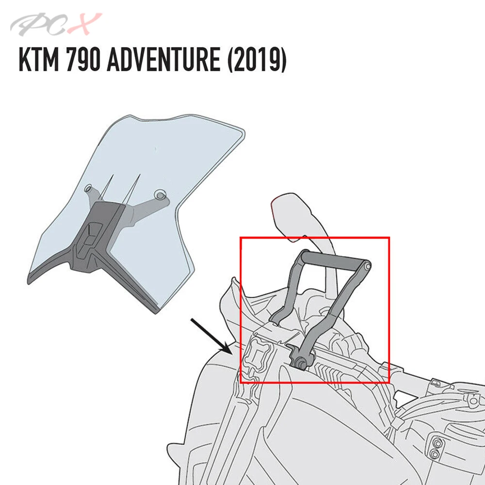 

Кронштейн для навигации GPS/смартфона 790 ADVENTURE S R 2017 2018 2019