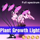 Светодиодная фитолампа полного спектра с USB, освещение для растений, настольная лампа с зажимом для теплиц, тентов, короб для выращивания, 5 В, 15 Вт, 30 Вт, 40 Вт, 60 Вт