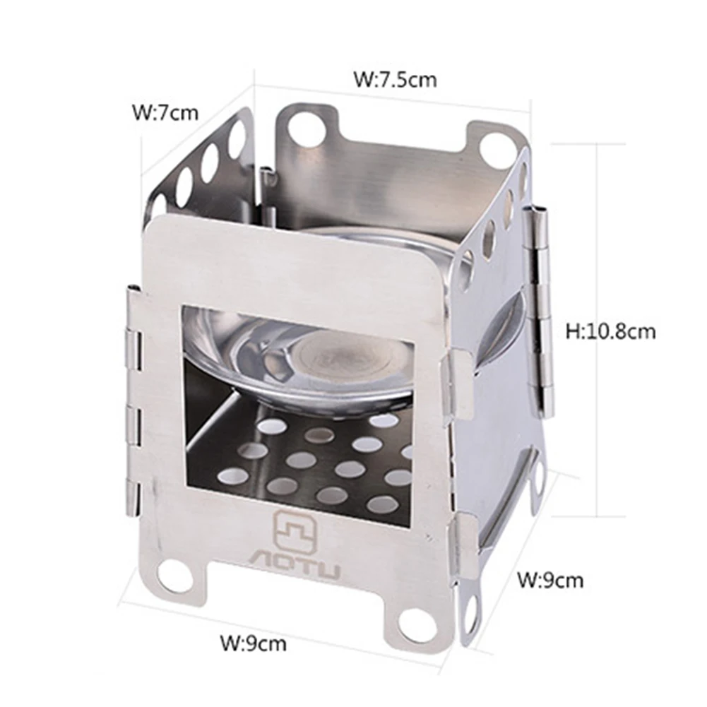 Титановая портативная Сверхлегкая складная деревянная плита для кемпинга
