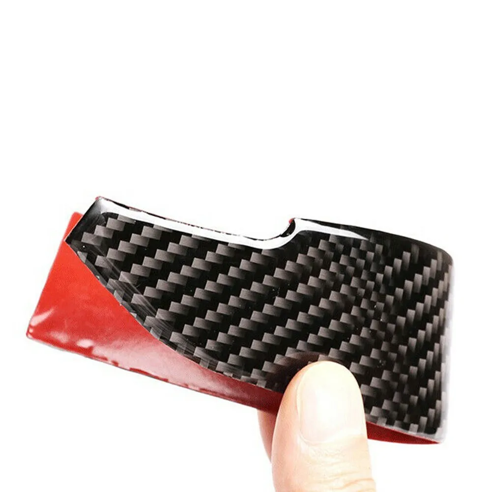 

ABS Stickers Carbon Fiber Center Console Cover Decorative Easy To Install
