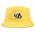 Крутая черная Панама с принтом Danganronpa, головной убор для рыбалки, Солнцезащитная летняя Солнцезащитная Панама для рыбалки, Кепка в стиле хип-хоп