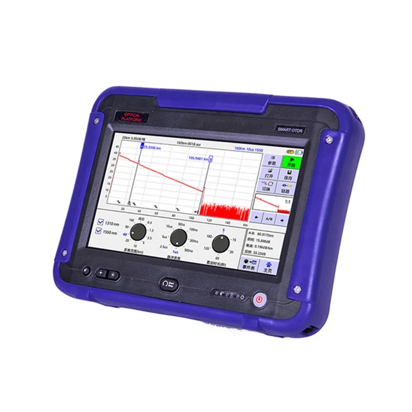 

PON OTDR 1310/1550/nm VFL Power Meter Optical Reflectometer Fiber Optic Test Equipment