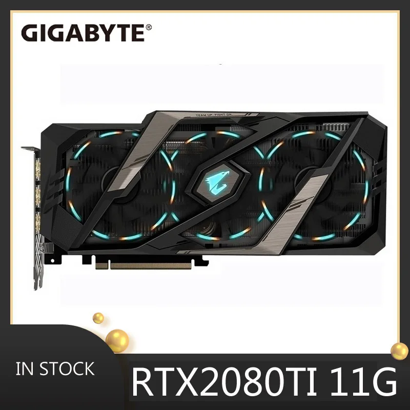 

Оригинальная видеокарта geforce RTX 2080ti 11g 352bit gddr6 nvidia geforce, графические карты на rtx3060 3070 3080ti gpu