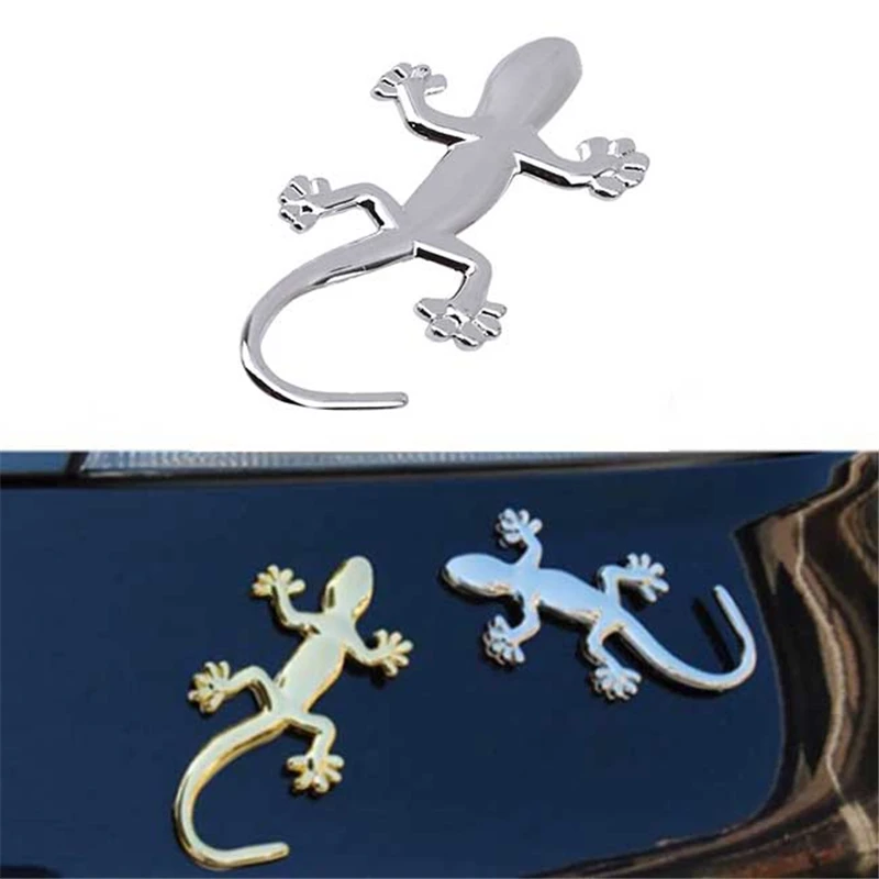 3D геккон ящерица Автомобиль Мотоцикл Наклейка аппликация грузовик этикетка