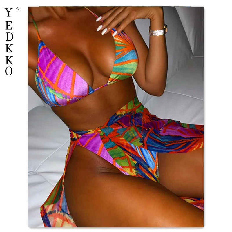 

Сексуальный купальник-бикини Gamera, женский купальник, Женский сетчатый купальник с принтом, бикини, стринги, Бразильский купальный костюм, П...