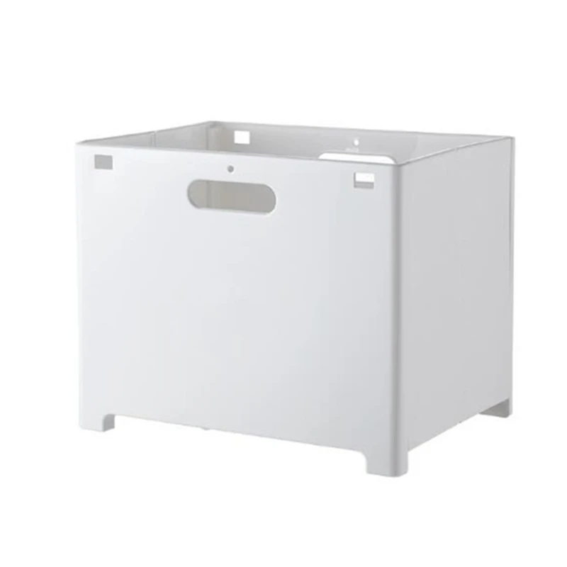 Складная корзина для грязной одежды пластиковая хранения белья боковой