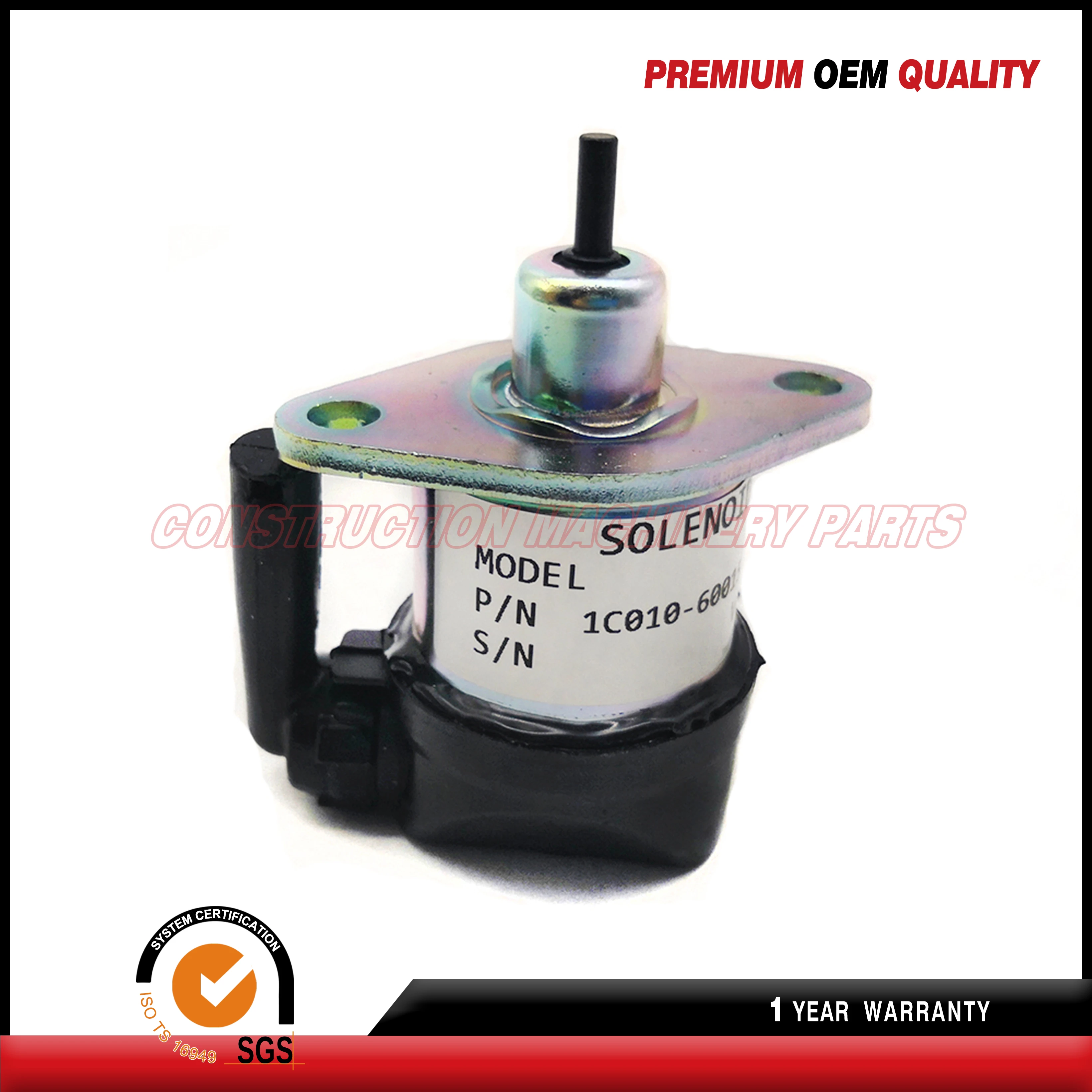 Соленоид отключения топлива Kubota 1C010 60015 60016 60017 60014|solenoid valve for vacuum|solenoid salesolenoid operated |