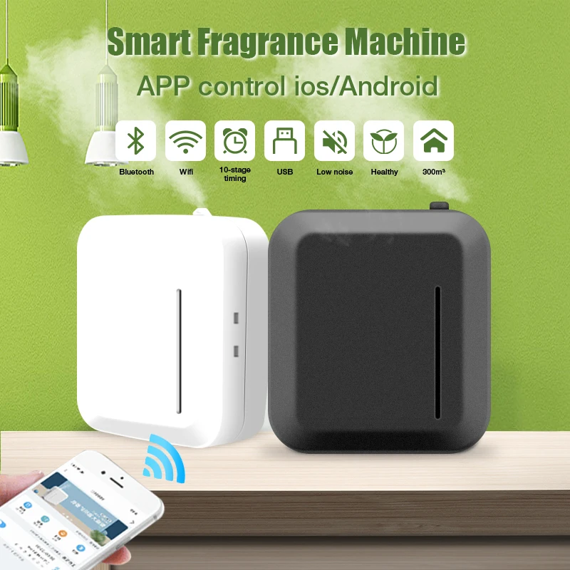 

Lntelligent Aroma Fragrance Machine Oil diffus Essential Oil Aroma Diffuser 150ml Timer APP Control for Home Hotel Office