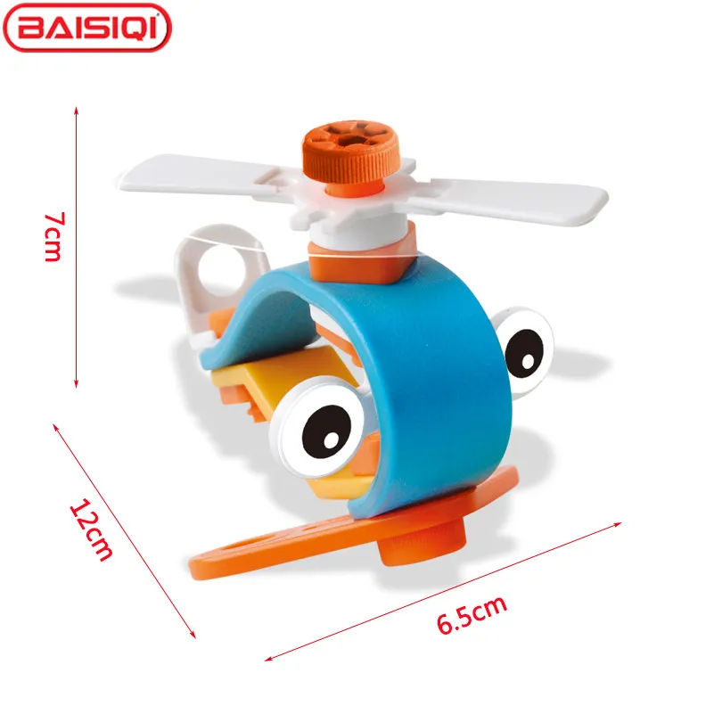 Гибкий строительный блок мягкий монтажный винтовой инструмент игрушечный