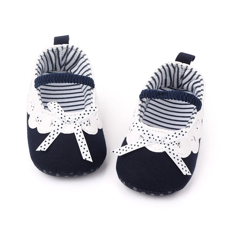 

Baby Princess Shoes Party Bow Infant Girls Prewalker Cotton Soft Sole Crib Shoes Newborn Baby Girl Shoes Anti-slip Sneaker